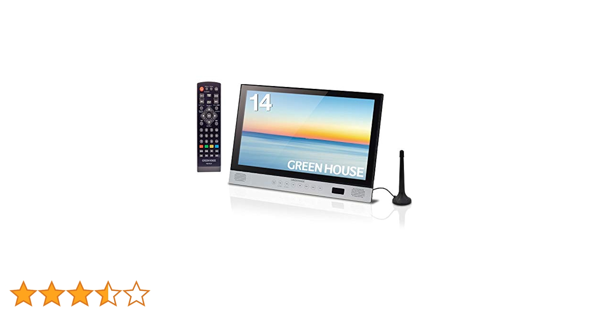 Amazon | グリーンハウス 14型ワイド ポータブルブルーレイ
